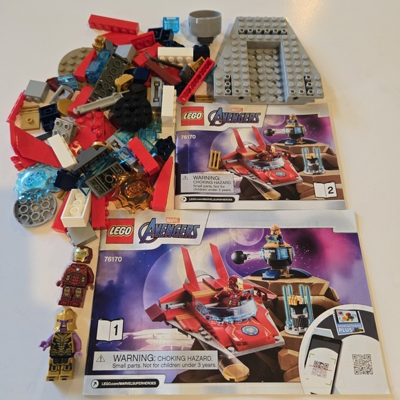 2‎ Lego Marvel 76170 & 76171 Partial Sets W Minifigs & Instructions Spiderman - Picture 3 of 10